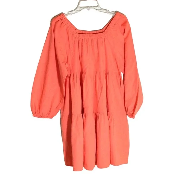 open lace back dress Unique Vintage Orange & Black Gingham Cotton Bobbie Swing Dress
